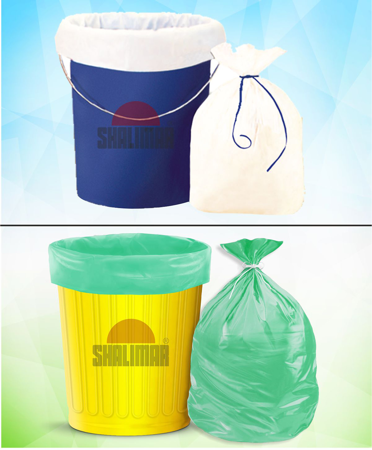BIODEGRADABLE Trash bag Garbage bag Black (Small/Medium/Large/XL/XXL)